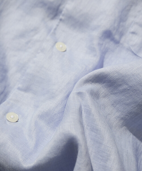 CAHLUMN(カウラム)の「CAHLUMN/カウラム Linen Open Collar Short Sleeve Shirt(シャツ/ブラウス・メンズ・ネイビー/ライトグレー/ブラウン/ホワイト/サックスブルー・MEDIUM/X-LARGE/LARGE/XX-LARGE)」の18枚目の写真