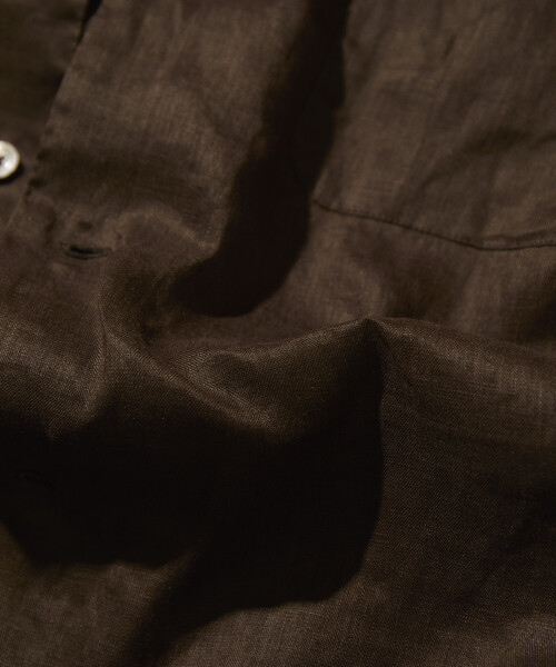CAHLUMN(カウラム)の「CAHLUMN/カウラム Linen Open Collar Short Sleeve Shirt(シャツ/ブラウス・メンズ・ネイビー/ライトグレー/ブラウン/ホワイト/サックスブルー・MEDIUM/X-LARGE/LARGE/XX-LARGE)」の19枚目の写真