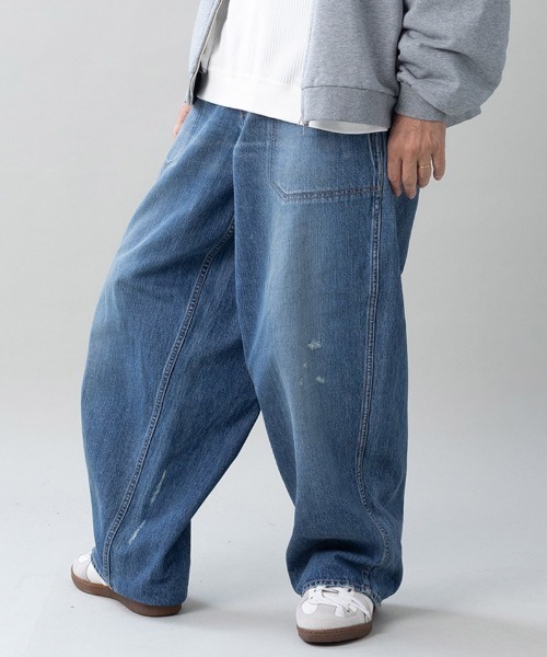 EGO TRIPPING(エゴトリッピング)の「mp15098- USN-DENIMTROUSERS damage デニムパンツ(626702)(デニムパンツ・メンズ・ライトインディゴブルー/ブルー系その他/インディゴブルー/ブルー系その他2・29/31/33)」の15枚目の写真