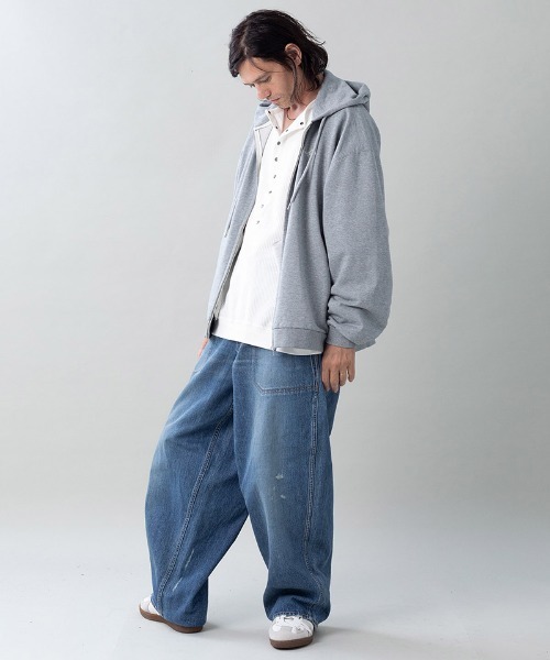 EGO TRIPPING(エゴトリッピング)の「mp15098- USN-DENIMTROUSERS damage デニムパンツ(626702)(デニムパンツ・メンズ・ライトインディゴブルー/ブルー系その他/インディゴブルー/ブルー系その他2・29/31/33)」の16枚目の写真