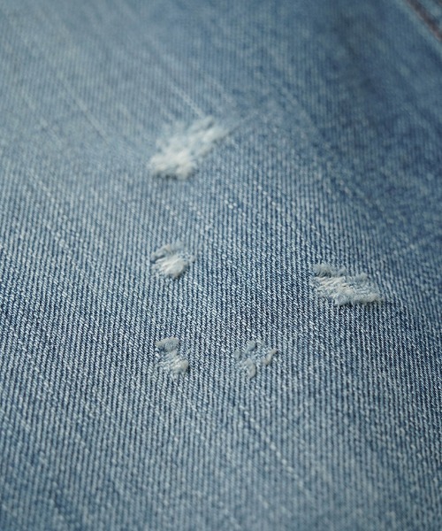 EGO TRIPPING(エゴトリッピング)の「mp15098- USN-DENIMTROUSERS damage デニムパンツ(626702)(デニムパンツ・メンズ・ライトインディゴブルー/ブルー系その他/インディゴブルー/ブルー系その他2・29/31/33)」の6枚目の写真