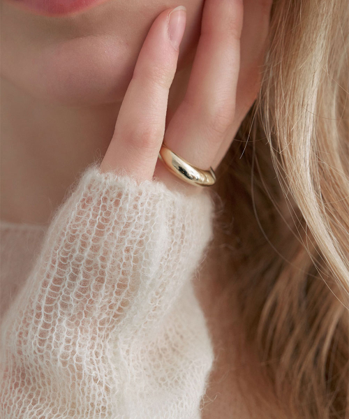 HALDEN(ハルデン)の「low dome ring (R017_gold)(リング・レディース・その他・FREE)」の2枚目の写真