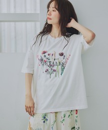 mysty woman | ボタニカルプリントT 半袖 799032(Tシャツ/カットソー)