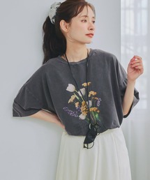mysty woman | ボタニカルプリントT 半袖 799032(Tシャツ/カットソー)