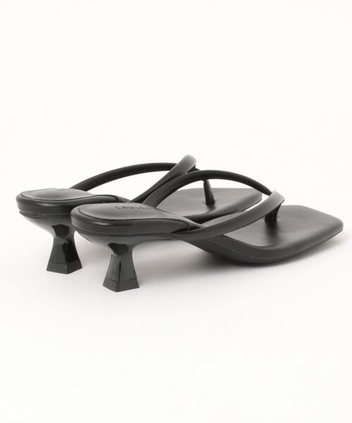 LAULEN(ローレン)の「square toe thong sandals /スクエアトゥ トングサンダル(サンダル・レディース・ブラウン/アイボリー/ベージュ/ブラック/ボルドー・23cm/24cm/24.5cm)」の6枚目の写真