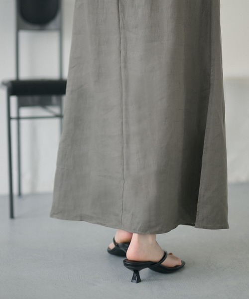 LAULEN(ローレン)の「square toe thong sandals /スクエアトゥ トングサンダル(サンダル・レディース・ブラウン/アイボリー/ベージュ/ブラック/ボルドー・23cm/24cm/24.5cm)」の11枚目の写真