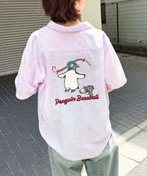 Penguin Baseball BACK刺繍半袖シャツ