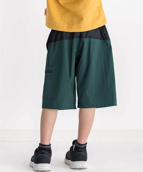 WASK（ワスク）の「5.5分丈 ナイロンストレッチクライマーパンツ（その他パンツ・キッズ・グリーン/ブルー・140cm/150cm/160cm/130cm）」の6枚目の写真