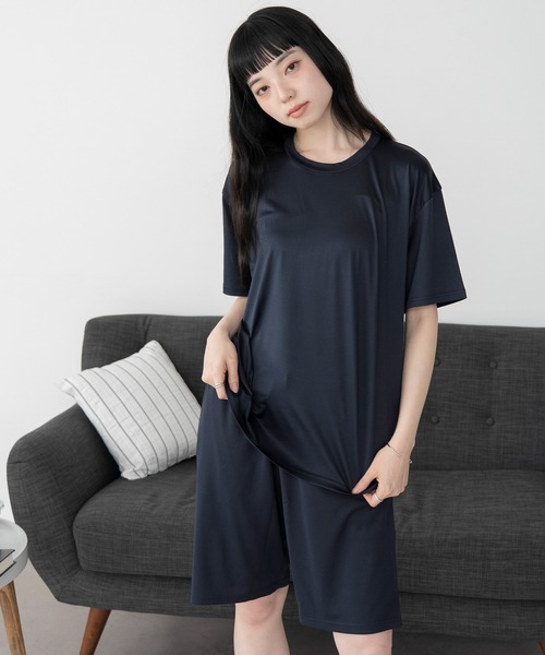 WEGO（ウィゴー）の「WEGO/【26年春夏新作】接触冷感セットアップウェア（ルームウェア/パジャマ・メンズ・ブラック/ダークグレー/ネイビー・MEDIUM/LARGE）」の17枚目の写真