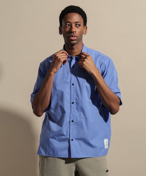 NUMERALS(ヌメラルズ)の「TYPEWRITER SHORT SLEEVED BIG SHIRT / NUMERALS(シャツ/ブラウス・メンズ・ブルー/ホワイト/ブラック・LARGE/MEDIUM)」の22枚目の写真