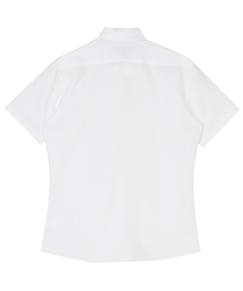 TOKYO SHIRTS(トウキョウシャツ)の「【吸水速乾】【COFREX】形態安定ノンアイロン ワイド 半袖ビジネスワイシャツ(ビジネスシャツ・レディース・ホワイト・XL/LL/S/M/L)」の2枚目の写真