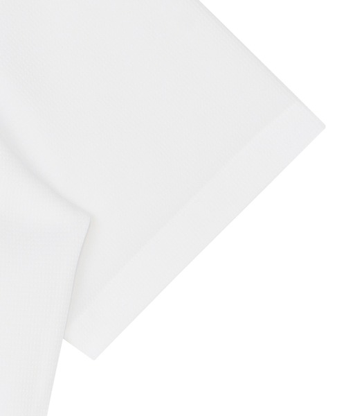 TOKYO SHIRTS(トウキョウシャツ)の「【吸水速乾】【COFREX】形態安定ノンアイロン ワイド 半袖ビジネスワイシャツ(ビジネスシャツ・レディース・ホワイト・XL/LL/S/M/L)」の4枚目の写真