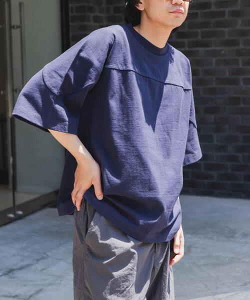 FORK&SPOON(フォークアンドスプーン)の「FORK&SPOON ヘビーウェイトフットボールTシャツ(Tシャツ/カットソー・メンズ・ネイビー/アイボリー・5/4)」の12枚目の写真