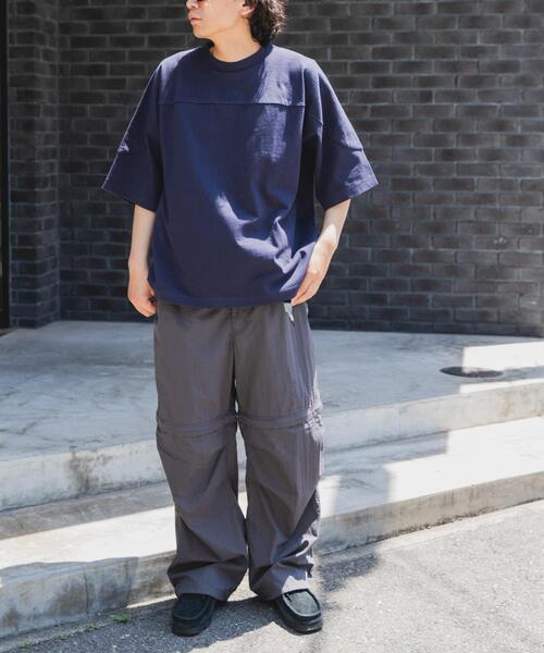 FORK&SPOON(フォークアンドスプーン)の「FORK&SPOON ヘビーウェイトフットボールTシャツ(Tシャツ/カットソー・メンズ・ネイビー/アイボリー・5/4)」の15枚目の写真