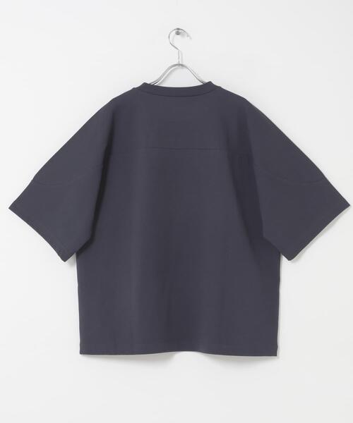 FORK&SPOON(フォークアンドスプーン)の「FORK&SPOON ヘビーウェイトフットボールTシャツ(Tシャツ/カットソー・メンズ・ネイビー/アイボリー・5/4)」の3枚目の写真