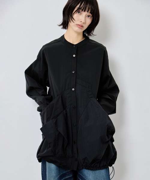 UN3D./アンスリード】DECONSTRUCTION DOCKING SHIRT/デ