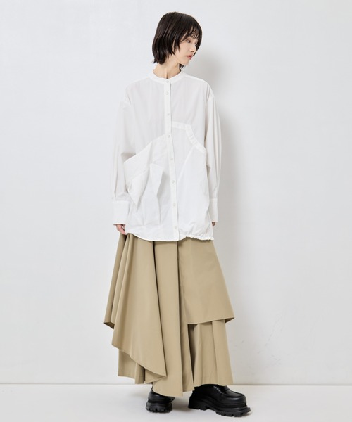 UN3D./アンスリード】DECONSTRUCTION DOCKING SHIRT/デ