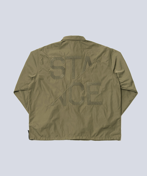 STANCE SEOUL(スタンス・ソウル)の「LOGO COACH JACKET (KHAKI)(ナイロンジャケット・レディース・その他・SMALL/LARGE)」の2枚目の写真