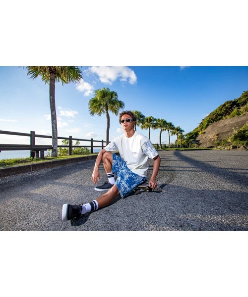 Quiksilver(クイックシルバー)の「QUIKSILVER メンズ/ユニセックス MERCURY PAISLEY SLEEVE ST 半袖Tシャツ ペイズリー柄 ルーズフィット<MERCURY COLLECTION>【2026年夏モデル】(Tシャツ/カットソー・メンズ・ホワイト/インディゴブルー・X-LARGE/LARGE/MEDIUM/SMALL)」の7枚目の写真