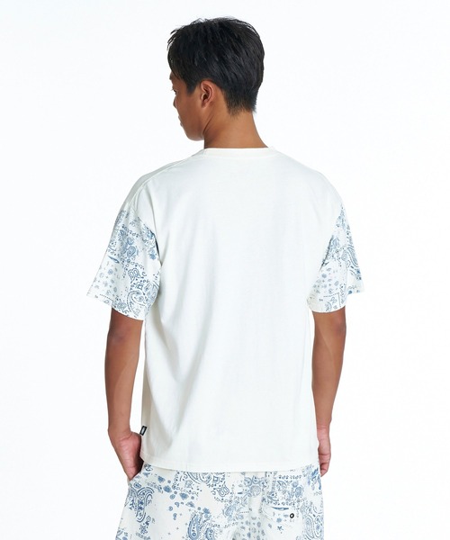 Quiksilver(クイックシルバー)の「QUIKSILVER メンズ/ユニセックス MERCURY PAISLEY SLEEVE ST 半袖Tシャツ ペイズリー柄 ルーズフィット<MERCURY COLLECTION>【2026年夏モデル】(Tシャツ/カットソー・メンズ・ホワイト/インディゴブルー・X-LARGE/LARGE/MEDIUM/SMALL)」の10枚目の写真