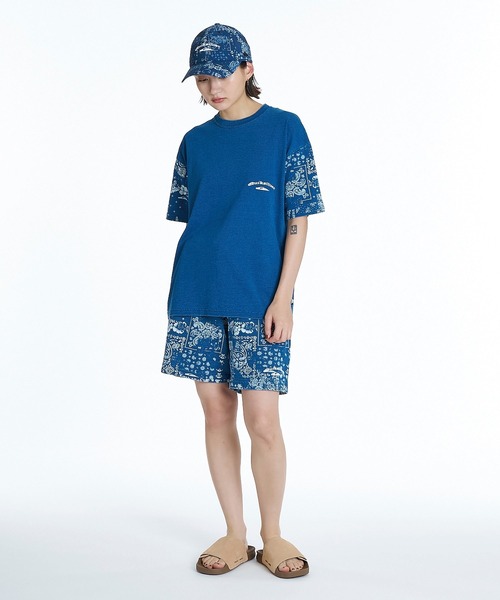 Quiksilver(クイックシルバー)の「QUIKSILVER メンズ/ユニセックス MERCURY PAISLEY SLEEVE ST 半袖Tシャツ ペイズリー柄 ルーズフィット<MERCURY COLLECTION>【2026年夏モデル】(Tシャツ/カットソー・メンズ・ホワイト/インディゴブルー・X-LARGE/LARGE/MEDIUM/SMALL)」の12枚目の写真