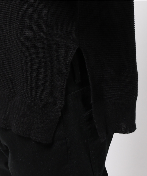 Lui's（ルイス）の「Lui's(ルイス) ゆるタートルニット（ニット/セーター・メンズ・ブラック/ネイビー/ベージュ・SMALL/MEDIUM）」の7枚目の写真