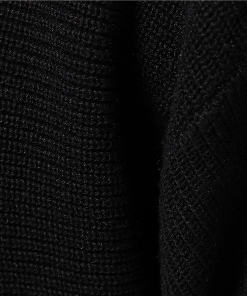 Lui's（ルイス）の「Lui's(ルイス) ゆるタートルニット（ニット/セーター・メンズ・ブラック/ネイビー/ベージュ・SMALL/MEDIUM）」の8枚目の写真