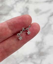 YU-KA:スターラインピアス Star line earrings