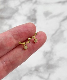 YU-KA:スターラインピアス Star line earrings