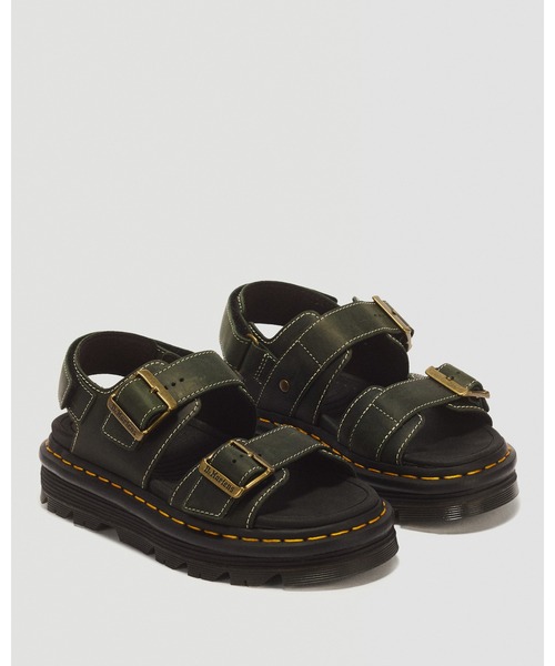 Dr. Martens(ドクターマーチン)の「Dr. Martens/ドクターマーチン ZEBZAG サンダル 43667300(サンダル・メンズ・ダークグリーン・UK5/UK7/UK8/UK9/UK6/UK4/UK3)」の2枚目の写真
