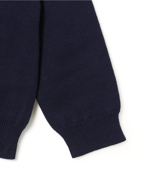 koe（コエ）の「クルーネック長袖カーディガン（カーディガン/ボレロ・キッズ・杢グレー/ライトイエロー/ミント/ネイビー/レッド/ライトピンク・150/130cm/110cm/120cm/140）」の7枚目の写真