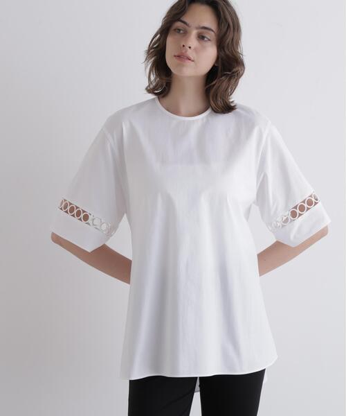 ◇ワイドスリーブレースプルオーバー（Tシャツ/カットソー）｜LE PHIL