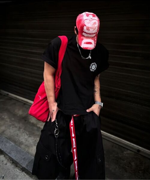 THE MILE(ザマイル)の「ボイドガーメンツ クロップクルーネック_PIGMENT RED(Tシャツ/カットソー・メンズ・その他・SMALL/MEDIUM/LARGE/X-LARGE)」の3枚目の写真