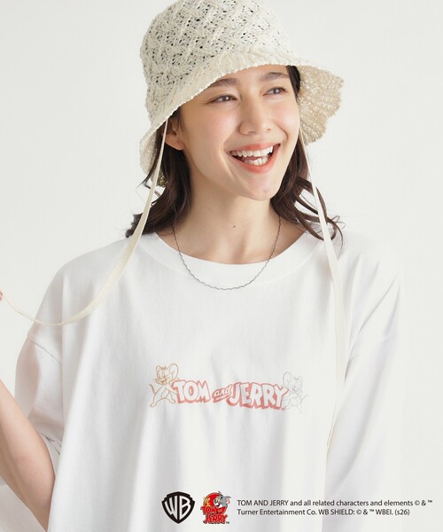 Right-on(ライトオン)の「◆【トムとジェリー】プリントTシャツ(Tシャツ/カットソー・メンズ・ブラック系/ホワイト系1/ブルー系5/チャコール・06/03/04/05)」の11枚目の写真