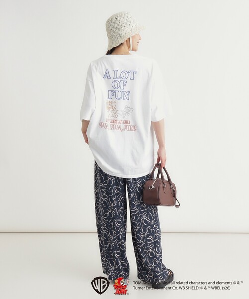 Right-on(ライトオン)の「◆【トムとジェリー】プリントTシャツ(Tシャツ/カットソー・メンズ・ブラック系/ホワイト系1/ブルー系5/チャコール・06/03/04/05)」の16枚目の写真