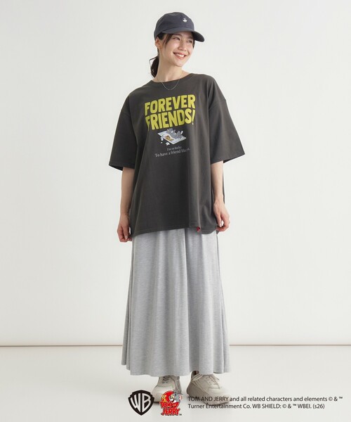 Right-on(ライトオン)の「◆【トムとジェリー】プリントTシャツ(Tシャツ/カットソー・メンズ・ブラック系/ホワイト系1/ブルー系5/チャコール・06/03/04/05)」の21枚目の写真