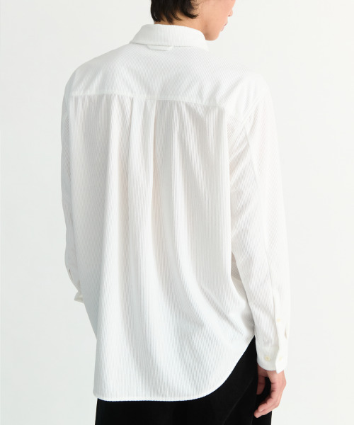 NONBLANK(ノンブランク)の「エッセンシャルコーデュロイシャツ_ホワイト(シャツ/ブラウス・メンズ・ホワイト・MEDIUM/LARGE/X-LARGE)」の7枚目の写真
