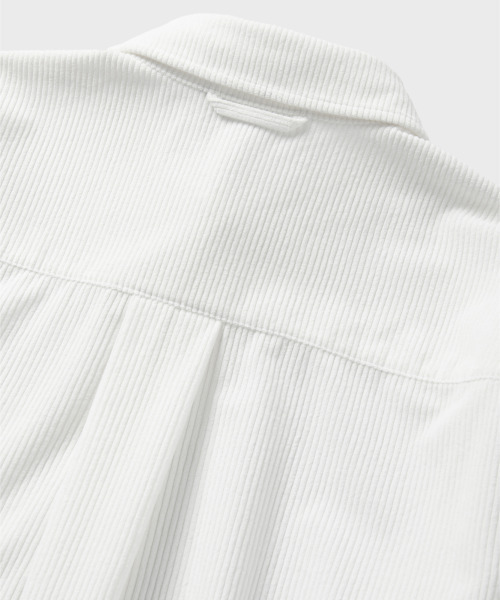 NONBLANK(ノンブランク)の「エッセンシャルコーデュロイシャツ_ホワイト(シャツ/ブラウス・メンズ・ホワイト・MEDIUM/LARGE/X-LARGE)」の10枚目の写真