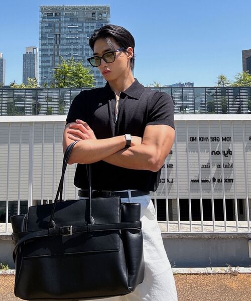 DECOROSO（デコローゾ）の「ツイルコットンセミワイドパンツ[ホワイト]（その他パンツ・メンズ・その他・MEDIUM/LARGE/X-LARGE）」の18枚目の写真