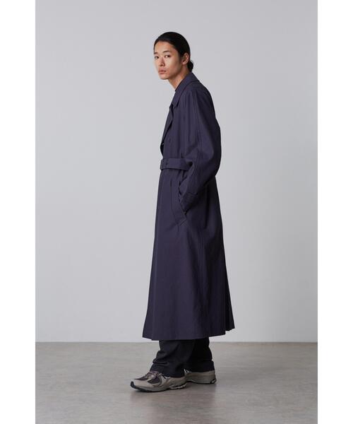 YLEVE(イレーヴ)の「YLEVE / HIGHDENSITY COTTON BROAD LINER COAT(トレンチコート・メンズ・カーキ/ネイビー・3)」の22枚目の写真