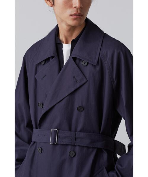 YLEVE(イレーヴ)の「YLEVE / HIGHDENSITY COTTON BROAD LINER COAT(トレンチコート・メンズ・カーキ/ネイビー・3)」の20枚目の写真