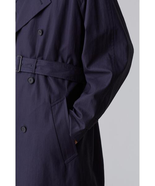 YLEVE(イレーヴ)の「YLEVE / HIGHDENSITY COTTON BROAD LINER COAT(トレンチコート・メンズ・カーキ/ネイビー・3)」の19枚目の写真