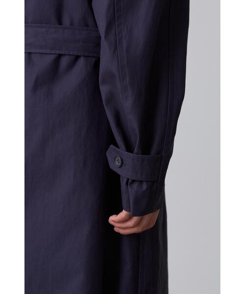 YLEVE(イレーヴ)の「YLEVE / HIGHDENSITY COTTON BROAD LINER COAT(トレンチコート・メンズ・カーキ/ネイビー・3)」の18枚目の写真
