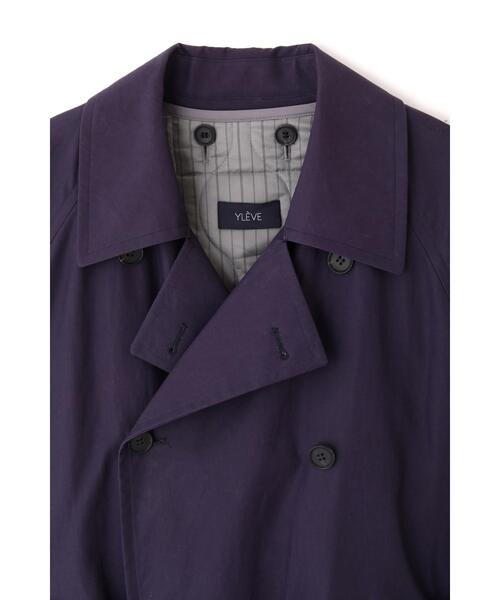 YLEVE(イレーヴ)の「YLEVE / HIGHDENSITY COTTON BROAD LINER COAT(トレンチコート・メンズ・カーキ/ネイビー・3)」の15枚目の写真