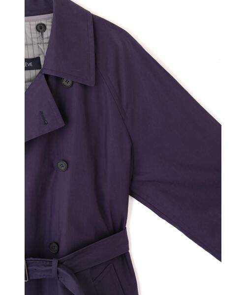 YLEVE(イレーヴ)の「YLEVE / HIGHDENSITY COTTON BROAD LINER COAT(トレンチコート・メンズ・カーキ/ネイビー・3)」の14枚目の写真
