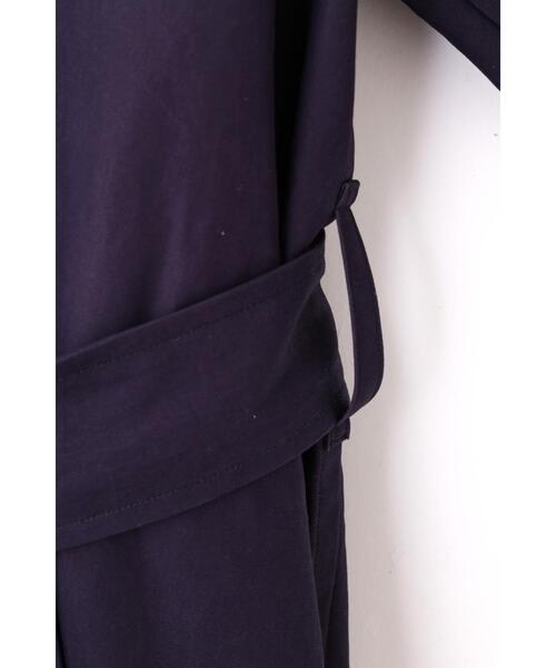 YLEVE(イレーヴ)の「YLEVE / HIGHDENSITY COTTON BROAD LINER COAT(トレンチコート・メンズ・カーキ/ネイビー・3)」の12枚目の写真