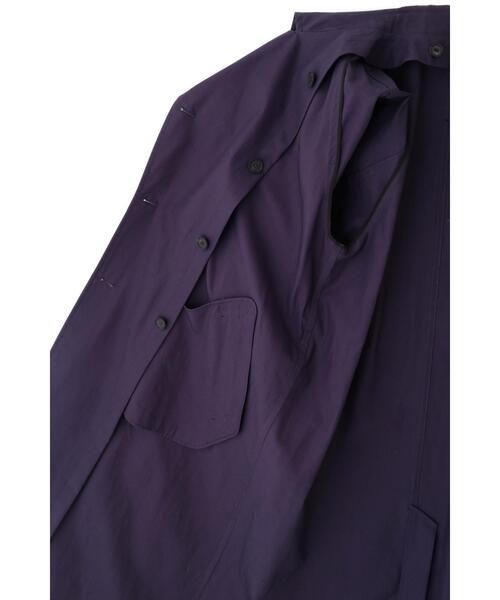 YLEVE(イレーヴ)の「YLEVE / HIGHDENSITY COTTON BROAD LINER COAT(トレンチコート・メンズ・カーキ/ネイビー・3)」の5枚目の写真