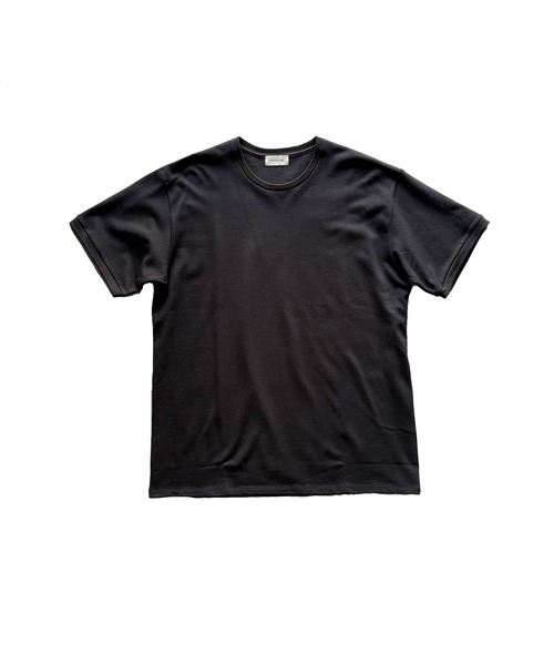 FACTOTUM（ファクトタム）の「【FACTOTUM】 Seed Stitch Jersey S/S-T（Tシャツ/カットソー・メンズ・ダークグレー/サックスブルー・48）」の2枚目の写真