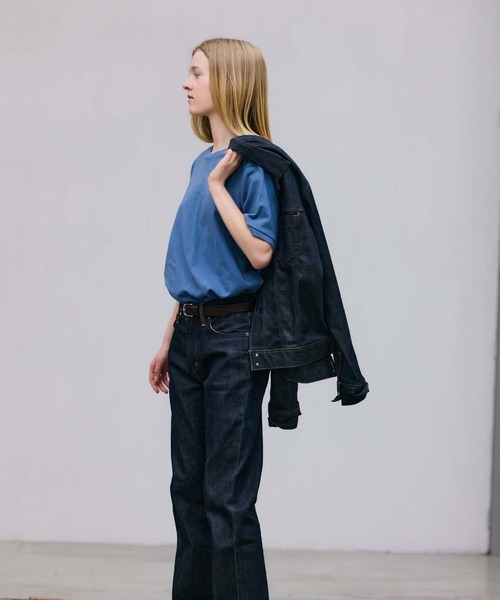 FACTOTUM(ファクトタム)の「【FACTOTUM】 Seed Stitch Jersey S/S-T(Tシャツ/カットソー・メンズ・ダークグレー/サックスブルー・48/46)」の5枚目の写真