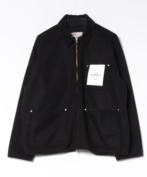 Traditional Weatherwear(トラディショナルウェザーウェア)の「WORK JACKET 002 ZIP(カバーオール・メンズ・ネイビー/ブラック/チョコ・36/38/34)」の2枚目の写真
